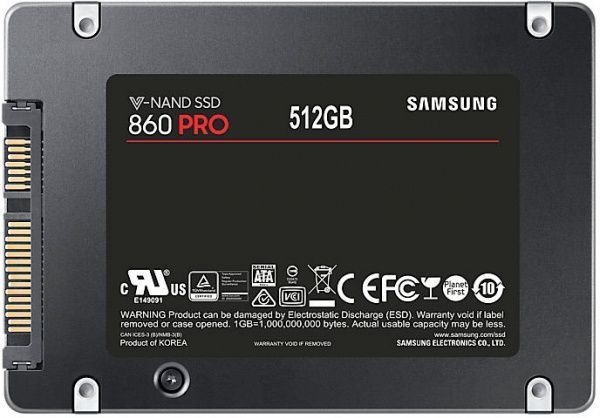 SSD-накопитель Samsung 850 Evo 512GB 2,5