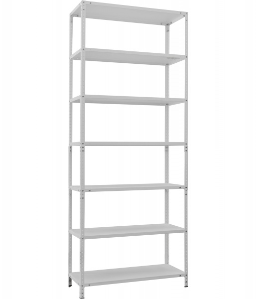 Стеллаж металлический УХЛ-Маш white 2390x950x400 мм металл полка 7 шт. краска 