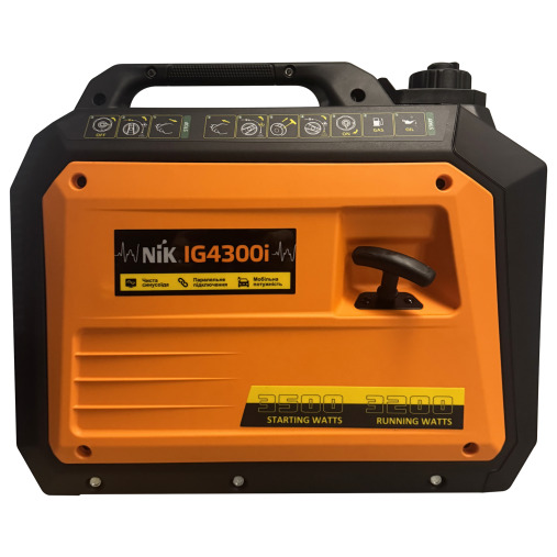 Генератор бензиновий NIK NIK IG4300і 3,2 кВт / 3,5 кВт 220 В IG4300і — фото 1