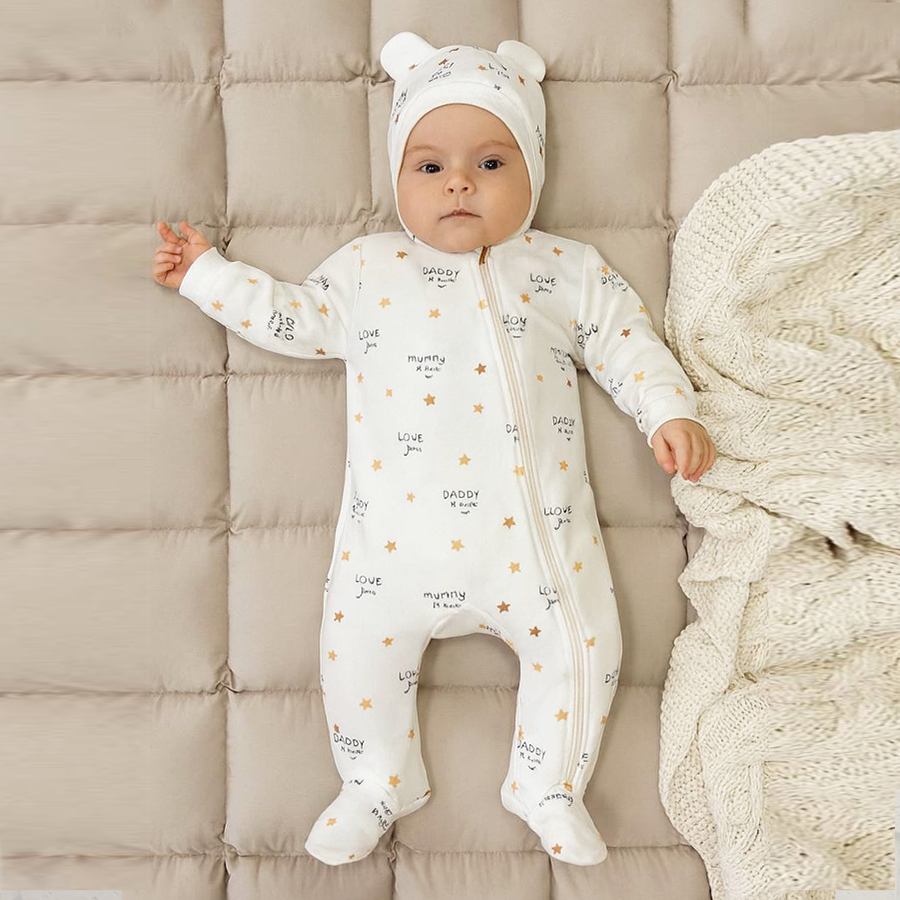 Комбінезон унісекс Blanka Зірочка р.56-62 бежевий 110866