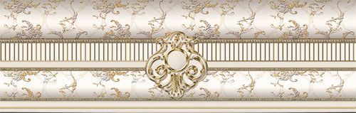 Плитка El Molino Бріджит Оро-Бейге ценефа 8x25 . 