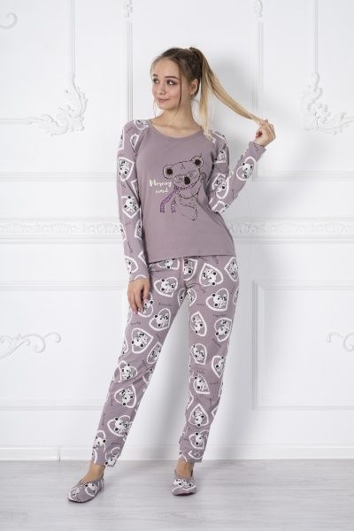 Пижама женская Roksana Koala 1037/16702 р. L фиолетовый 