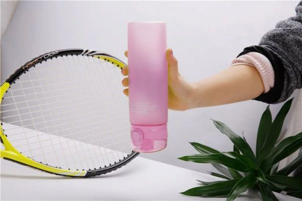 Пляшка для води 650 мл Casno рожевий KXN-1157_Pink