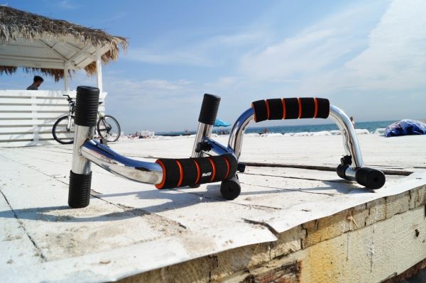 Упоры для отжимания Power System PS-4005_Black-Steel 