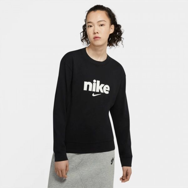 Свитшот Nike W NSW CREW HBR VRSTY CU5034-010 р. S черный