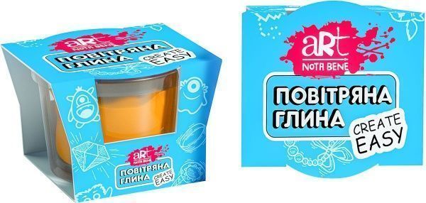 Глина воздушная Nota Bene 120 мл оранжевая