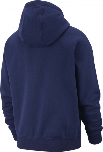 Джемпер Nike M NSW CLUB HOODIE FZ BB BV2645-410 р. L синій