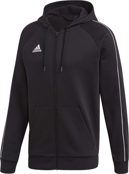 Джемпер Adidas CORE18 FZ HOODY FT8068 р. M чорний