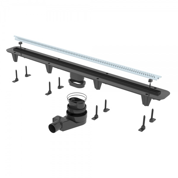 Трап Rhein з тонкою накладкою з перфорованої сталі 650 мм WSA700001