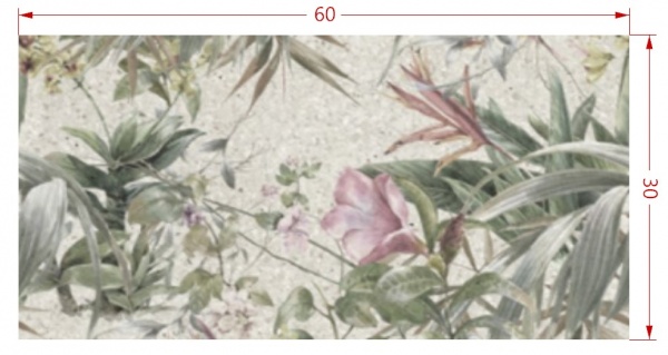 Плитка Ceramika Color Terazzo Flower B Rett CKR16-1 30x60 