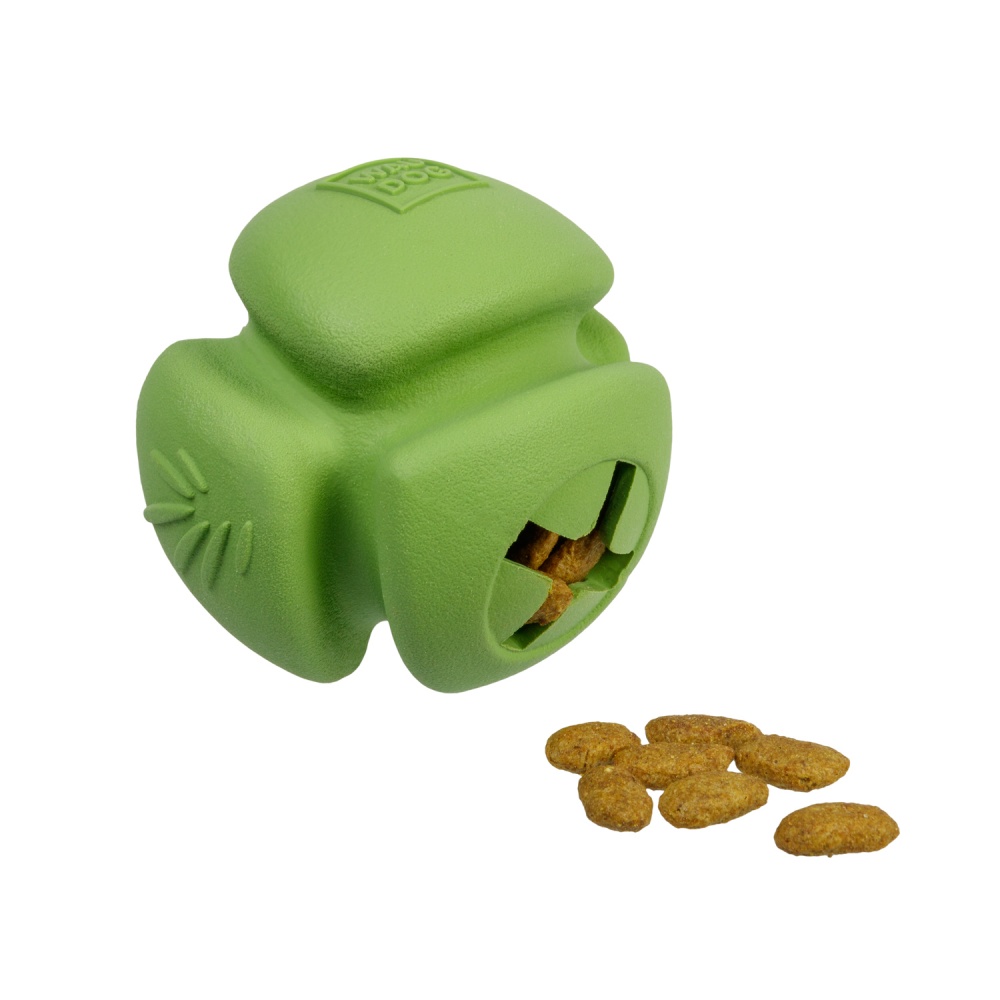 Игрушка для собак Waudog Fun Natural Мяч зеленый 7 см 621318