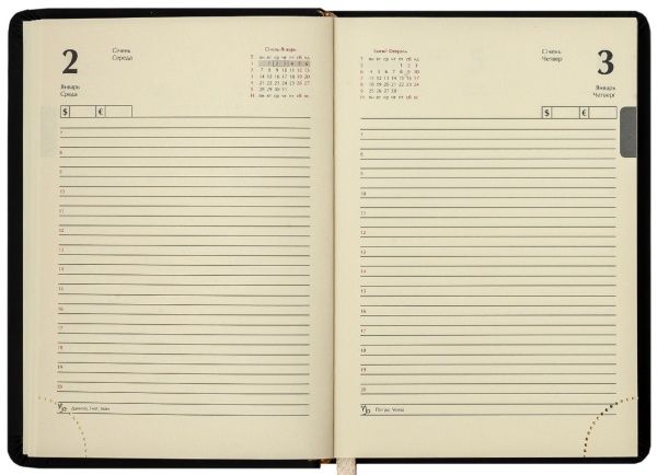 Щоденник 2019 WINDSOR A6 датований синій Buromax BM.2533-02 