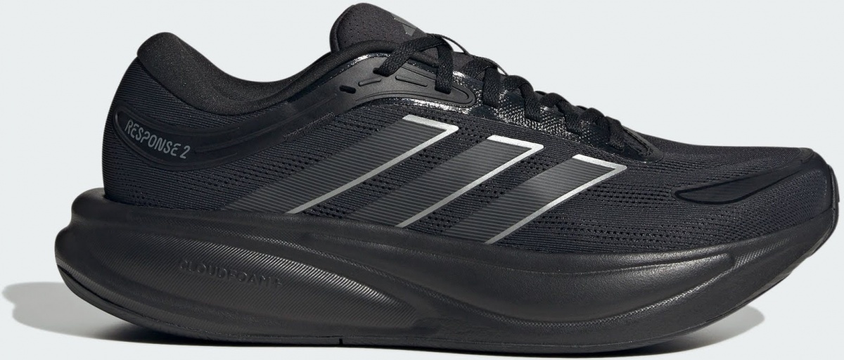 Кроссовки мужские Adidas RESPONSE 2 M CBLACK/CBLACK/GREFOU KJ1750 р.44 черные — фото 1