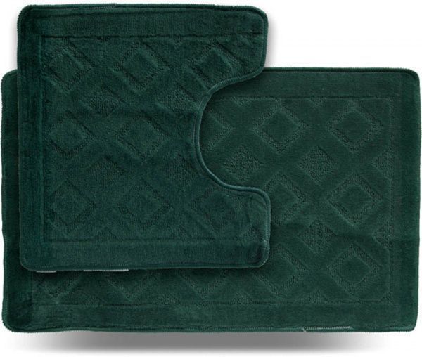 Набор ковриков Dariana Little 45x71 + 45x43 Плитка зеленый