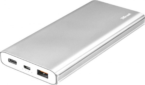Внешний аккумулятор (Powerbank) Trust QC3 10000 mAh silver (22701) 