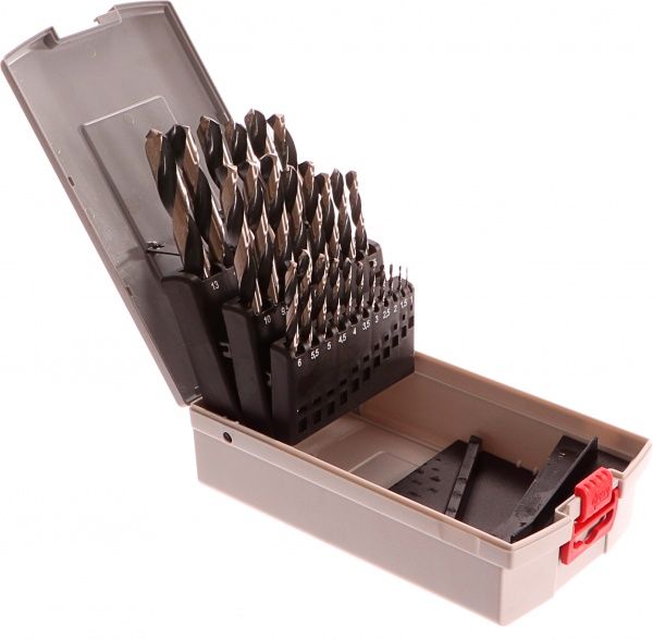 Набір свердел Bosch HSS PointTeQ ProBox 34 мм 1-13 мм 25 шт. 2608577352