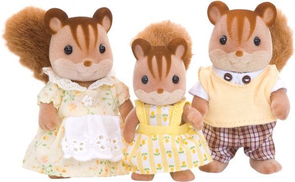 Набір фігурок Sylvanian Families Сім'я горіхових білок 