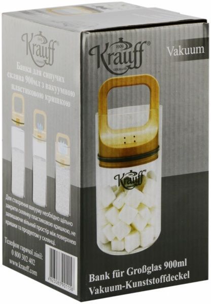 Банка для сипучих 0,9 л 31-271-007 Krauff