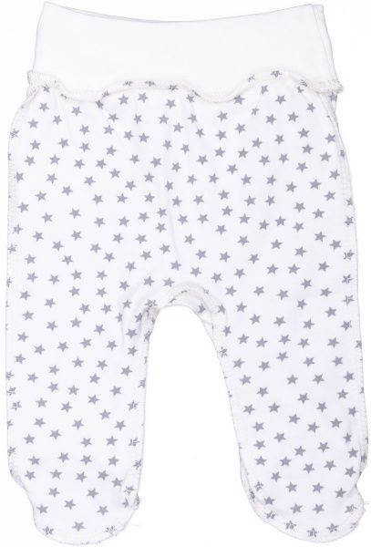 Ползунки Bambinelli серая звездочка р.62 белый с рисунком 