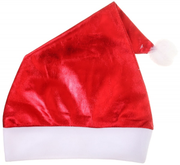 Шапка Діда Мороза 40х30 см в асортименті