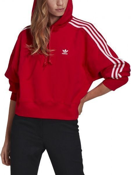 Джемпер Adidas SHORT HOODIE GN2892 р. 42 червоний