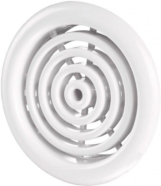 Решітка Вентс МВ 51/2 бВ пластик білий 