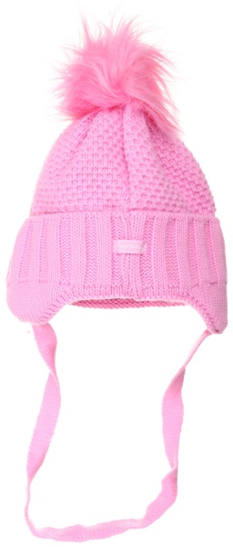 Шапочка дитяча для дівчинки Kraft+ р.42-44 рожевий 2051 