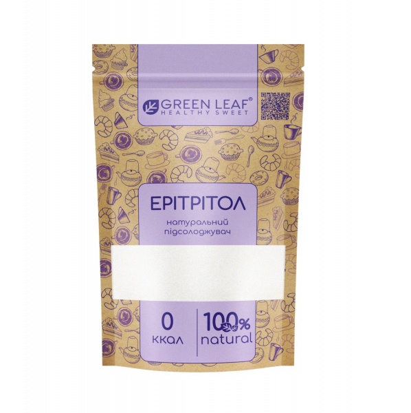 Замінник цукру Green Leaf Ерітрітол 500 г