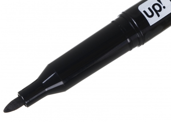 Маркер перманентний UP! (Underprice) двобічний чорний 