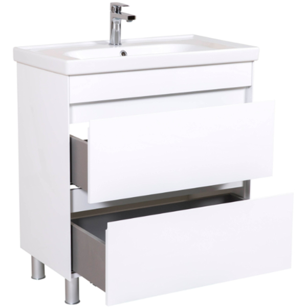 Тумба напольная Aqua Rodos Валенсия 80 с умывальником Frame АР000040210