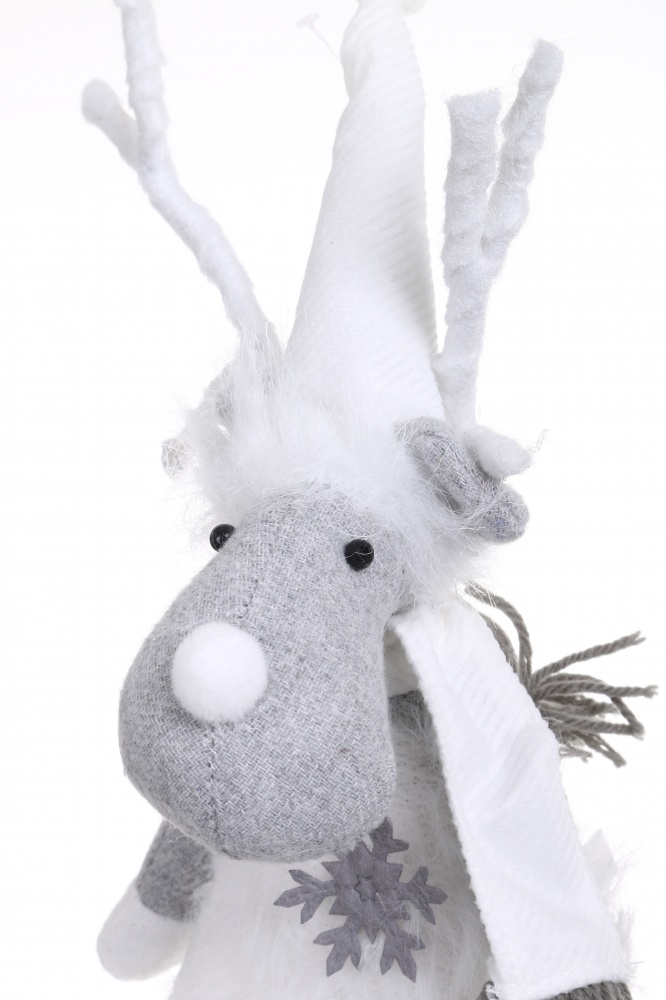 Декорация новогодняя Лосик хрупкий 12х55 см ассортимент AXY2228001AB