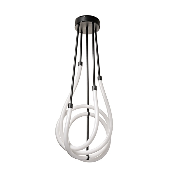 Люстра світлодіодна Berger 1x71 Вт чорний 7007-PL-71 Black 