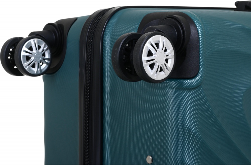 Чемодан Compass №LS080609 L 101 л темно-зеленый 70x50x29 см