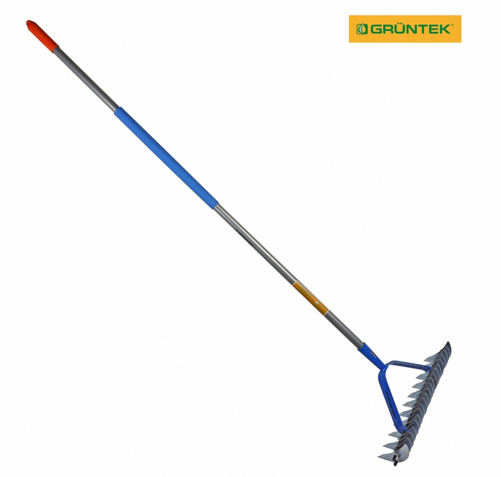 Граблі зубчасті Gruntek Urchin 36 см з держаком (295032036_S)