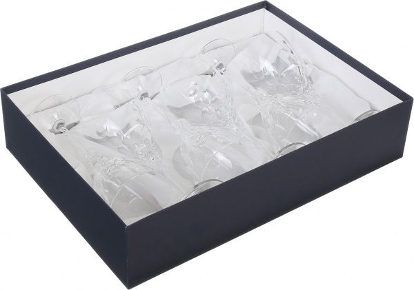 Набор бокалов для вина Capri Prilly 380 мл 6 шт. Vema