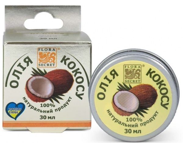 Олія натуральна Flora Secret Кокосу (тверда) 30 мл
