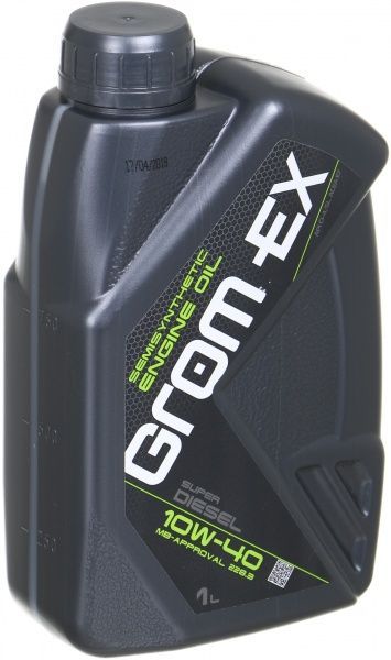 Моторное масло Grom-Ex SUPER DIESEL 10W-40 1 л