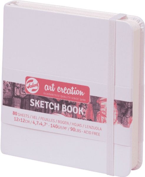 Блокнот для графики белый 12х12 см 140 г/м² 80 листов Talens Art Creation