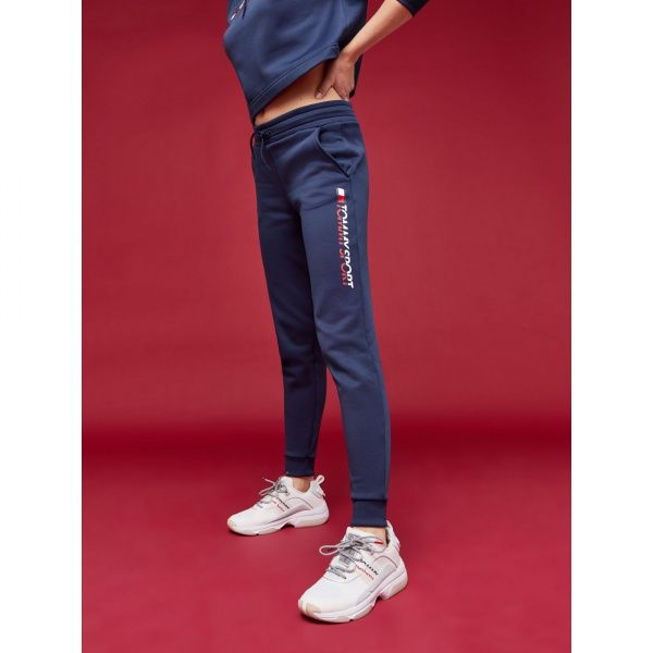 Штани Tommy Hilfiger FLEECE JOGGER BIG LOGO S10S100289401 р. M темно-синій