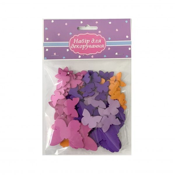 Набор для декорирования Наклейки Бабочки 84 шт. Аплі-Краплі