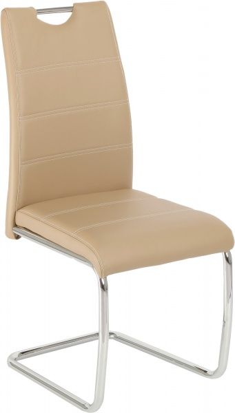 Стул обеденный GT Racer K-2005 хром/капучино