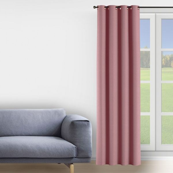Штора Fusion Dimout 200х258 розовый Decora textile
