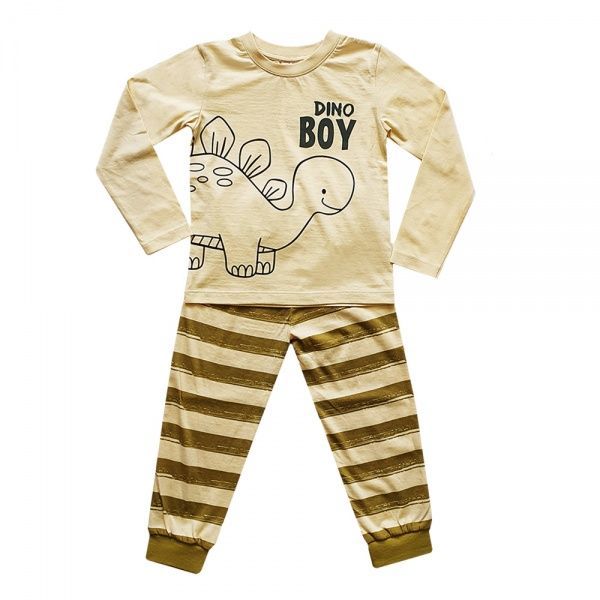 Піжама дитяча для хлопчика Colibri р.110 білий із зеленим B7004 