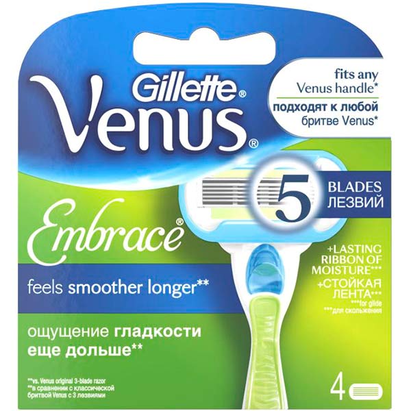 Змінний картридж Gillette Venus Embrace 4 шт.