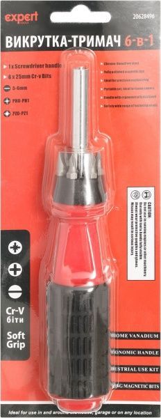 Отвертка Montero с набором насадок ET-40322