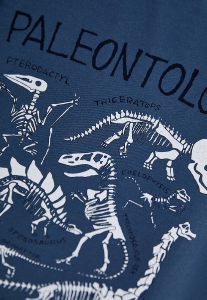 Футболка для хлопчиків Роза р.128 сіро-синій 210105 