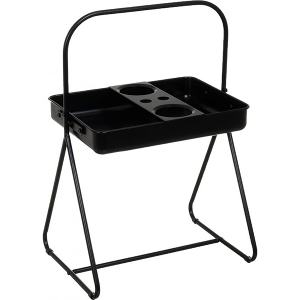 Стол кофейный Генуя черный 460x350x690мм 