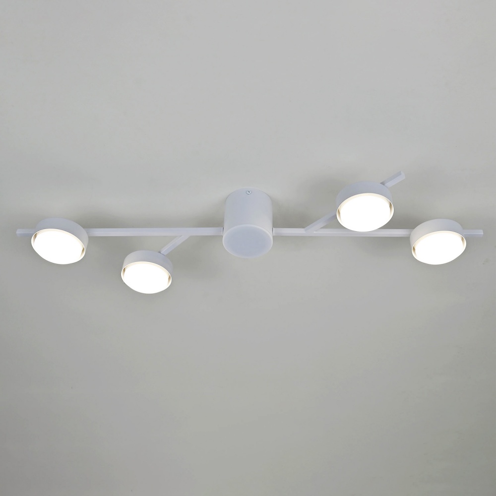 Люстра потолочная Victoria Lighting 4xGX53 белый Singapore/PL4 white