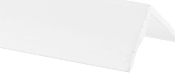 Уголок ПВХ наружный 10х10х2700 мм белый