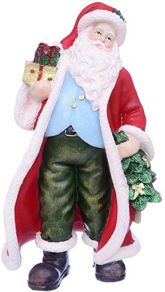Фигурка декоративная Lefard Санта 12,5x26,5 см 191-018